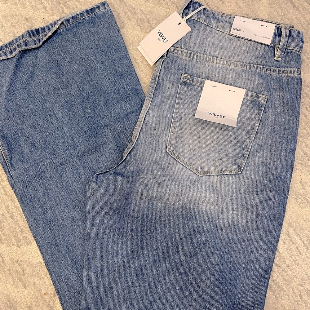 Varvet jeans no stretch
